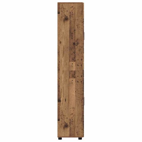  Magasfiú polcokkal tárolóval Öreg fa 60 x 35 x 182 cm Faanyag