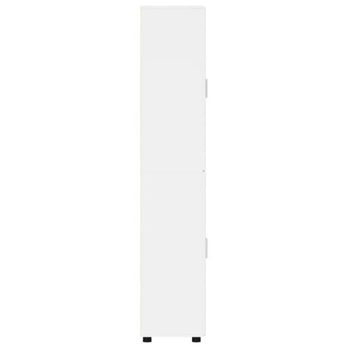  Magasfiú polcokkal Magas Fényű Fehér 60 x 35 x 182 cm Faanyag