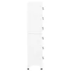  fehér acél zárható szekrény 38 x 40 x 180 cm