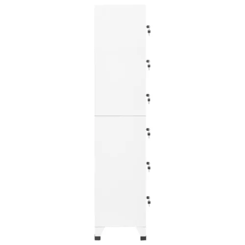  fehér acél zárható szekrény 38 x 40 x 180 cm