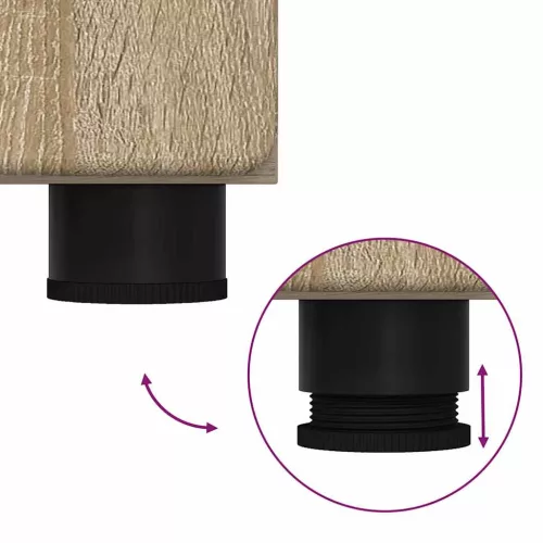  Fürdőszoba bútor szett fiókkal TULUM Sonoma tölgy Faanyag