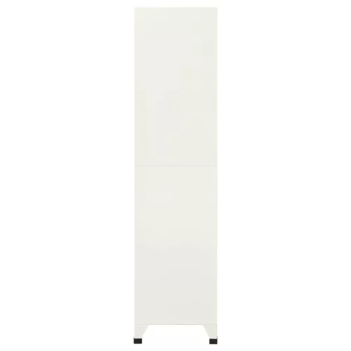  szürke-kék acél zárható szekrény 90 x 45 x 180 cm