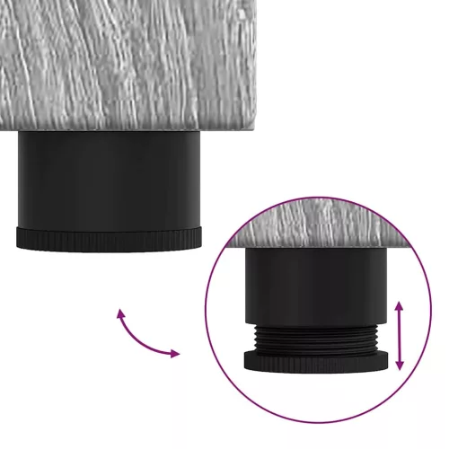  Fürdőszoba bútor szett fiókkal TULUM Szürke Sonoma Faanyag