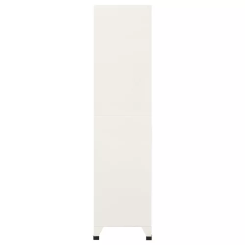  szürke-kék acél zárható szekrény 90 x 45 x 180 cm