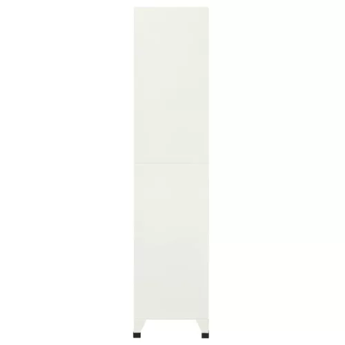  szürke-kék acél zárható szekrény 90 x 40 x 180 cm