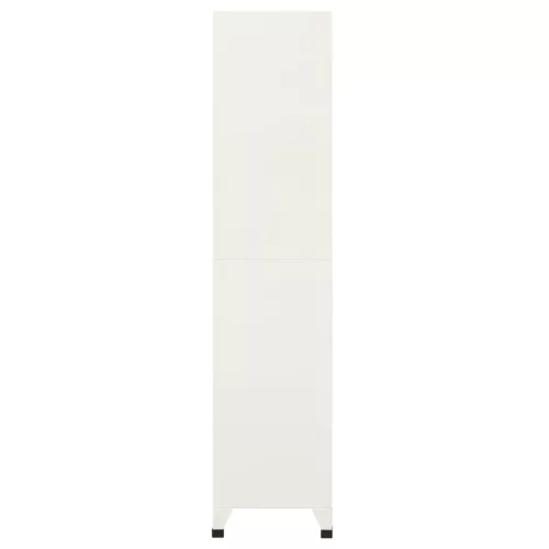  szürke-kék acél zárható szekrény 90 x 40 x 180 cm