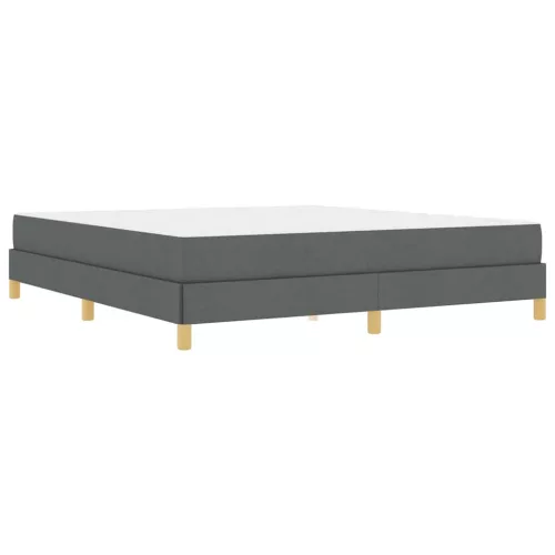  Boxrugós ágy Taupe, Barna 180 x 200 cm Szövet, Mérnöki Fa