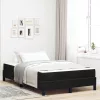  Boxspring ágy matraccal Fekete 120 x 200 cm Bársony