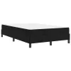  Boxspring ágy matraccal Fekete 120 x 200 cm Bársony