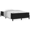  Boxspring ágy matraccal Fekete 120 x 200 cm Bársony