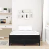  Boxspring ágy matraccal Fekete 120 x 200 cm Bársony