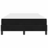  Boxspring ágy matraccal Fekete 120 x 200 cm Bársony