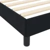  Boxspring ágy matraccal Fekete 120 x 200 cm Bársony