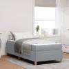  Boxrugós ágy Egyéb Fekete és Barna és Fehér 80 x 200 cm szövet