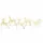  LED rénszarvasok 40 LED-del 5 pcs Arany PET