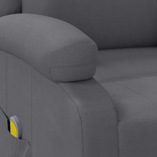  szürke műbőr masszázsfotel