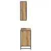  Fürdőszoba bútor szett fiókkal 2 pcs Artisan tölgy Faanyag