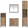  Fürdőszoba bútor szett fiókkal 4 pcs Artisan tölgy Faanyag
