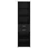  Magasfiú fiókkal Fekete tölgy 50 x 42,5 x 185 cm Faanyag