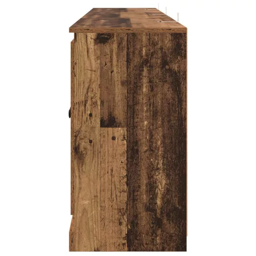  Oldalszekrények 3 pcs Antik Fa 210 x 35,5 x 67,5 cm Szerelt Fa
