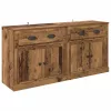  Oldalszekrények 2 pcs Öreg fa 70 x 35,5 x 67,5 cm Faanyag