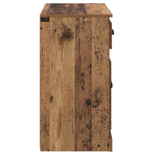  Oldalszekrények 2 pcs Öreg fa 70 x 35,5 x 67,5 cm Faanyag