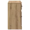  Oldalszekrények 2 pcs Artisan tölgy 70 x 35,5 x 67,5 cm Faanyag