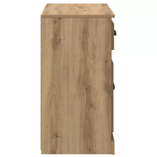  Oldalszekrények 2 pcs Artisan tölgy 70 x 35,5 x 67,5 cm Faanyag