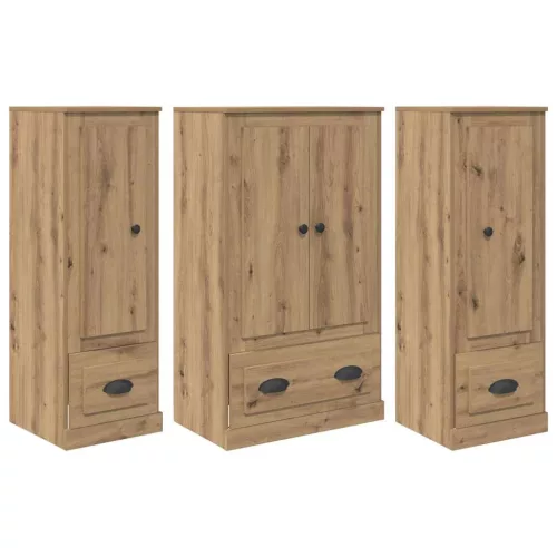  Magasfiú fiókkal 3 pcs Artisan tölgy Faanyag