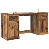  Íróasztal szekrénnyel Öreg fa 154,5 x 50 x 75 cm Faanyag
