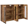  Fali Szekrények 2 pcs Öreg fa 69,5 x 34 x 90 cm Faanyag