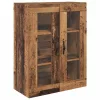  Fali Szekrények 2 pcs Öreg fa 69,5 x 34 x 90 cm Faanyag