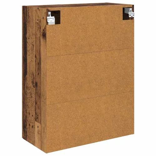  Fali Szekrények 2 pcs Öreg fa 69,5 x 34 x 90 cm Faanyag