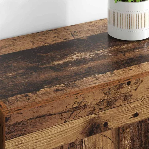  Fali Szekrények 2 pcs Öreg fa 69,5 x 34 x 90 cm Faanyag