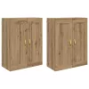  Fali Szekrények 2 pcs Artisan tölgy 69,5 x 34 x 90 cm Faanyag