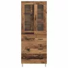  Magasfiú fiókkal Öreg fa 69,5 x 34 x 180 cm Faanyag