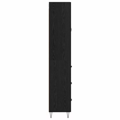  Magasfiú fiókkal Fekete tölgy 69,5 x 34 x 180 cm Faanyag