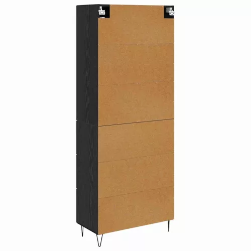  Magasfiú fiókkal Fekete tölgy 69,5 x 34 x 180 cm Faanyag