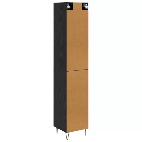  Magasfiú fiókkal Fekete tölgy 69,5 x 34 x 180 cm Faanyag