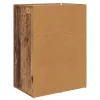  Oldalszekrények Corona 2 pcs Öreg fa 59 x 39 x 80 cm Faanyag
