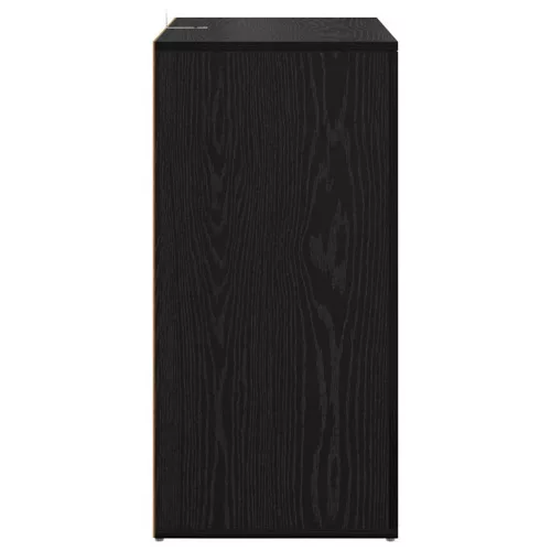  Oldalszekrények Corona 2 pcs Fekete tölgy 59 x 39 x 80 cm