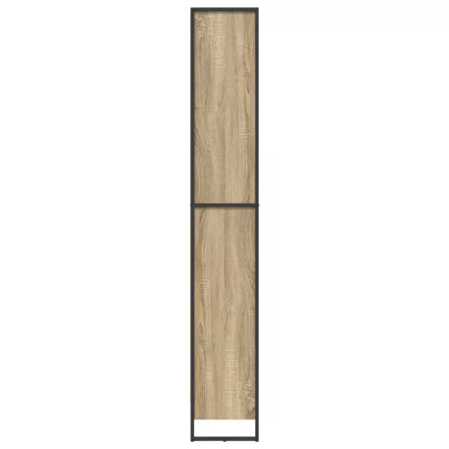  Könyvespolc 2 pcs Sonoma 80 x 30 x 155 cm Faanyag