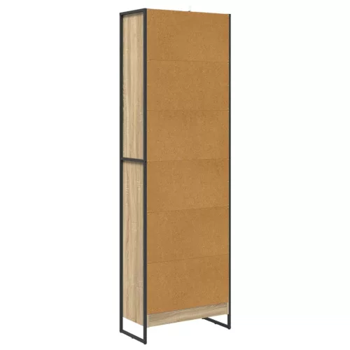  Könyvespolc 2 pcs Sonoma 80 x 30 x 155 cm Faanyag
