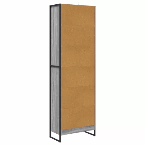  Könyvespolc 2 pcs Szürke Sonoma 80 x 30 x 155 cm Faanyag