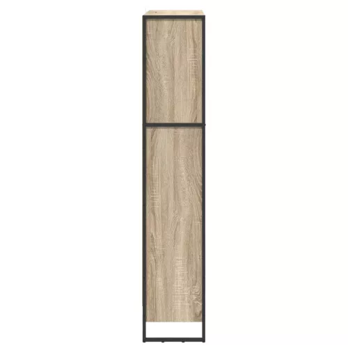  Könyvespolc 2 pcs Sonoma 80 x 30 x 155 cm Faanyag