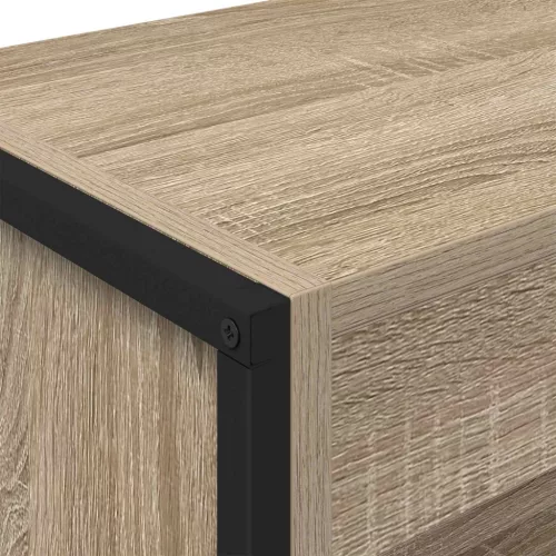  Könyvespolc 2 pcs Sonoma 80 x 30 x 155 cm Faanyag