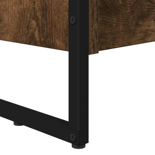  Könyvespolc 2 pcs Füstös tölgy 80 x 30 x 155 cm Faanyag