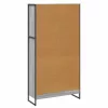  Könyvespolc 2 pcs Szürke Sonoma 80 x 30 x 155 cm Faanyag