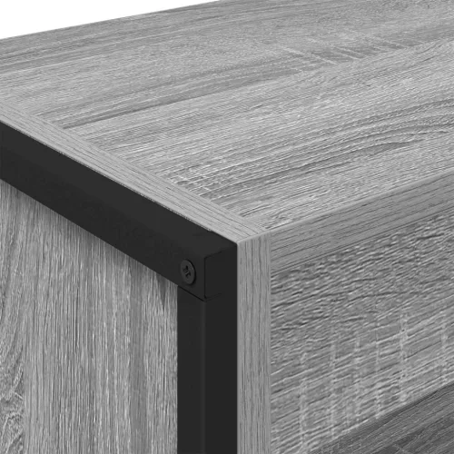  Könyvespolc 2 pcs Szürke Sonoma 80 x 30 x 155 cm Faanyag