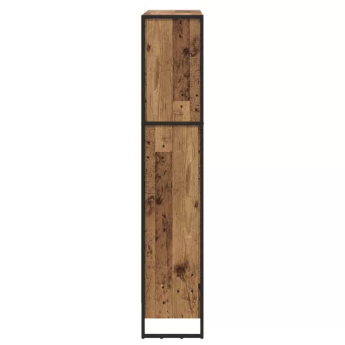  Könyvespolc 2 pcs Öreg fa 80 x 30 x 155 cm Faanyag